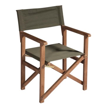 Chaise de réalisateur Capri en bois de roquet