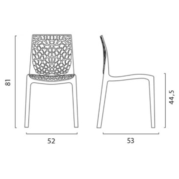 Grandsoleil Gruvyer Stuhl aus Polycarbonat