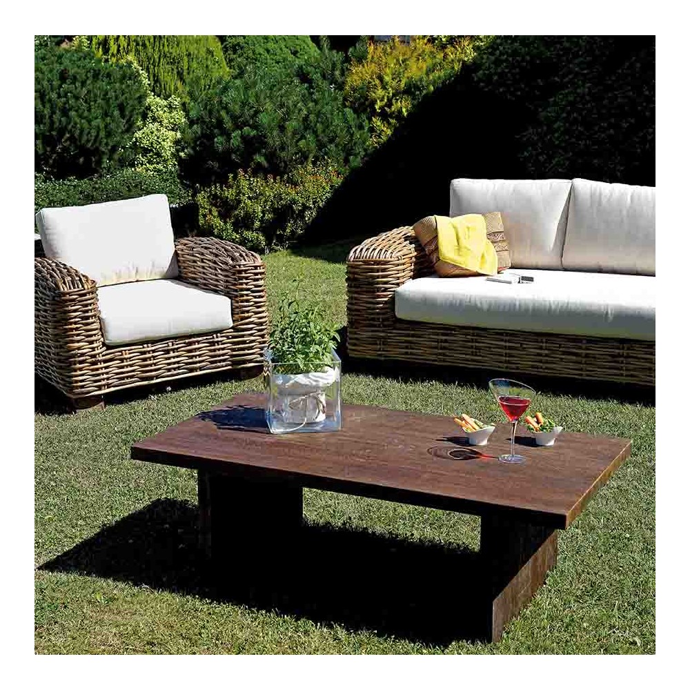 Bangalore garden set made of giant rattan