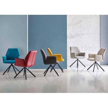 Carlyn swivel chair by Somcasa suitable for all types of furniture