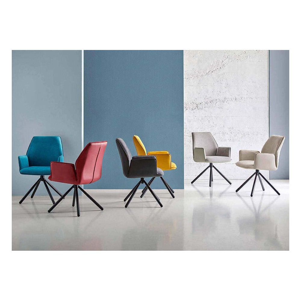 Carlyn swivel chair by Somcasa suitable for all types of furniture