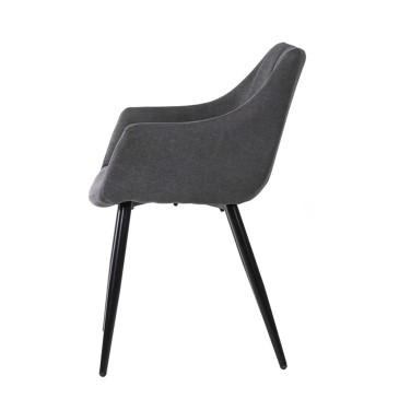 Chaise Fiona avec accoudoirs de Somcasa | Kasa-magasin