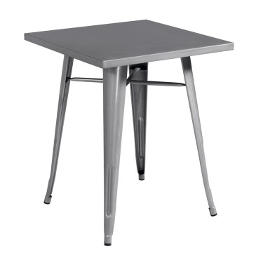 Industry outdoor table in sheet metal