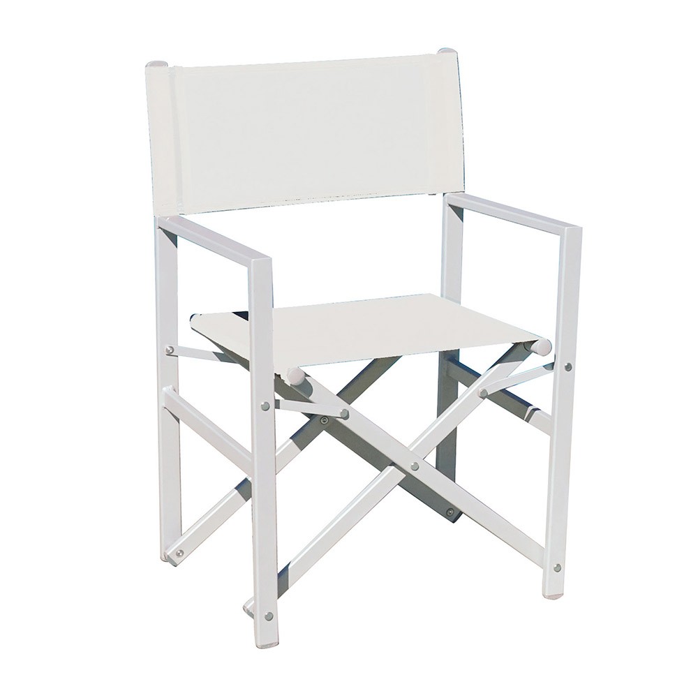 Folding aluminum garden chair