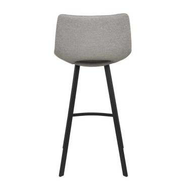 Stool behind light grey