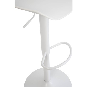 Stools with metal base and polypropylene structure and seat