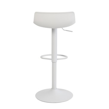 tabouret blanc derrière