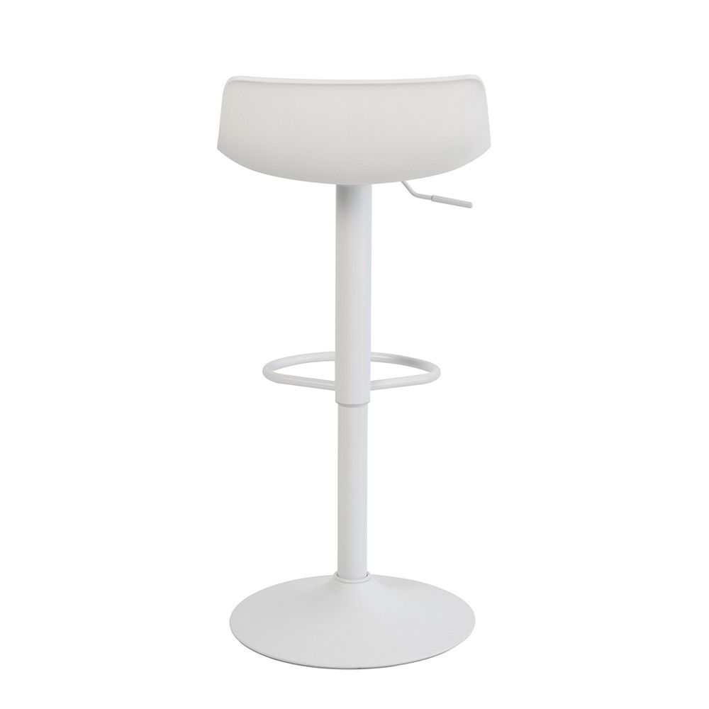 Stools with metal base and polypropylene structure and seat