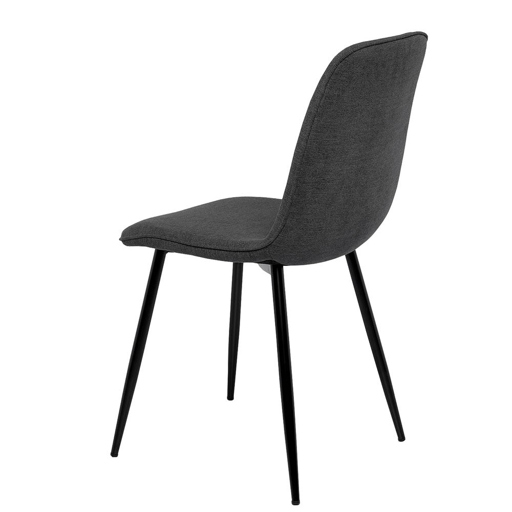 dark grey side chair