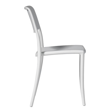 Garden chair in polypropylene available in various finishes