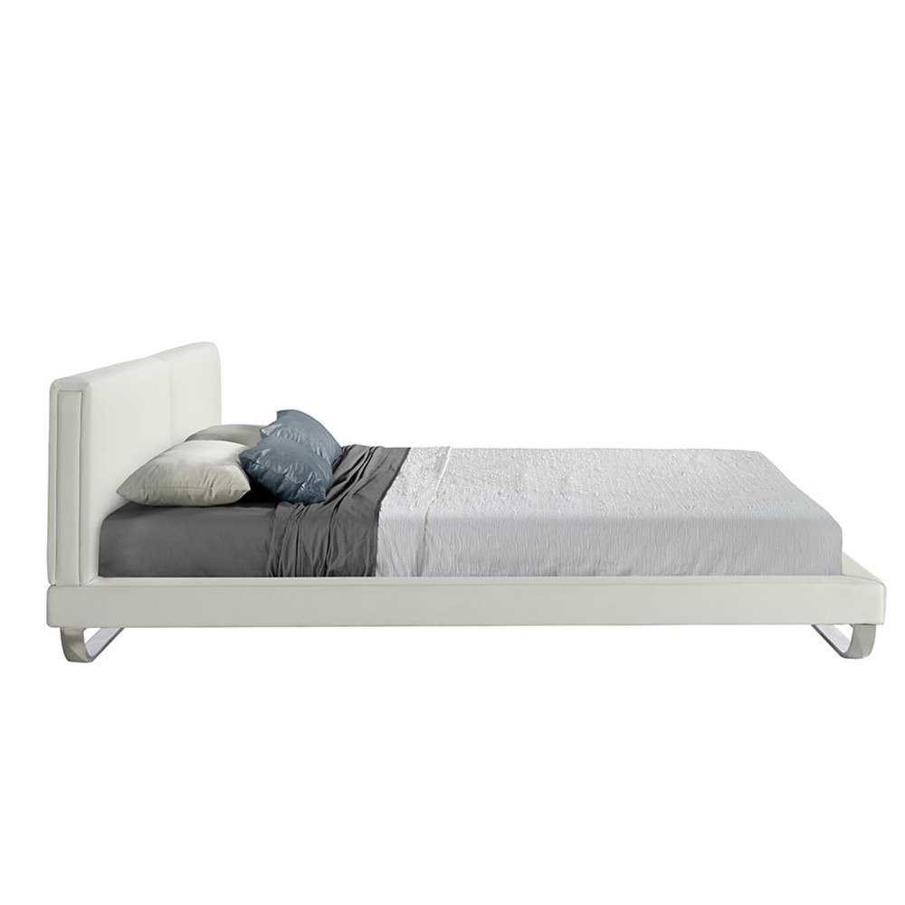 letto matrimoniale pelle