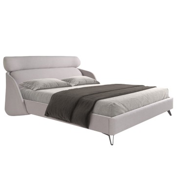 Lit double moderne au design doux et confortable