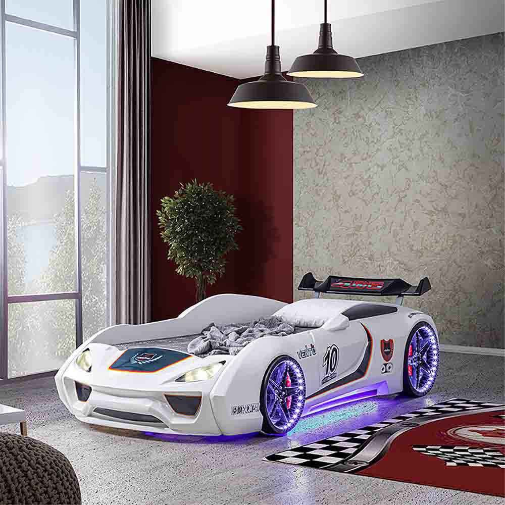 Sports car-shaped bed in ABS