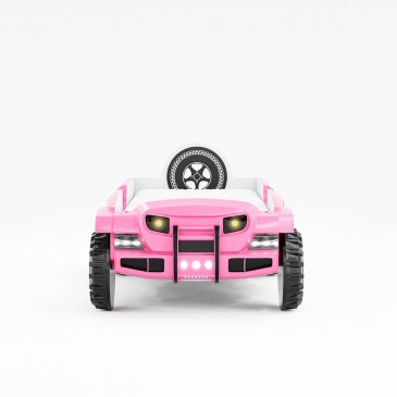 roze jeep voorkant