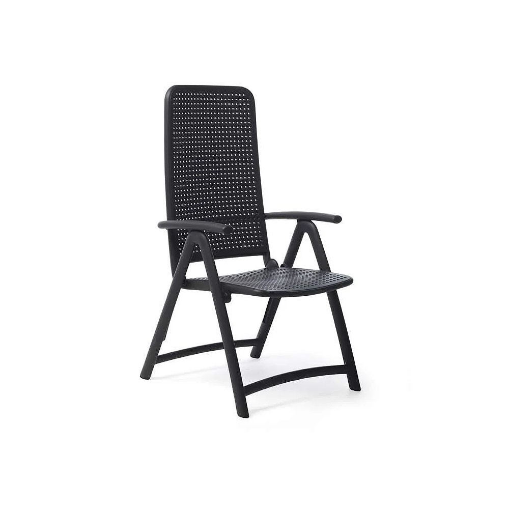 Folding UV-resistant fiberglass polypropylene armchair