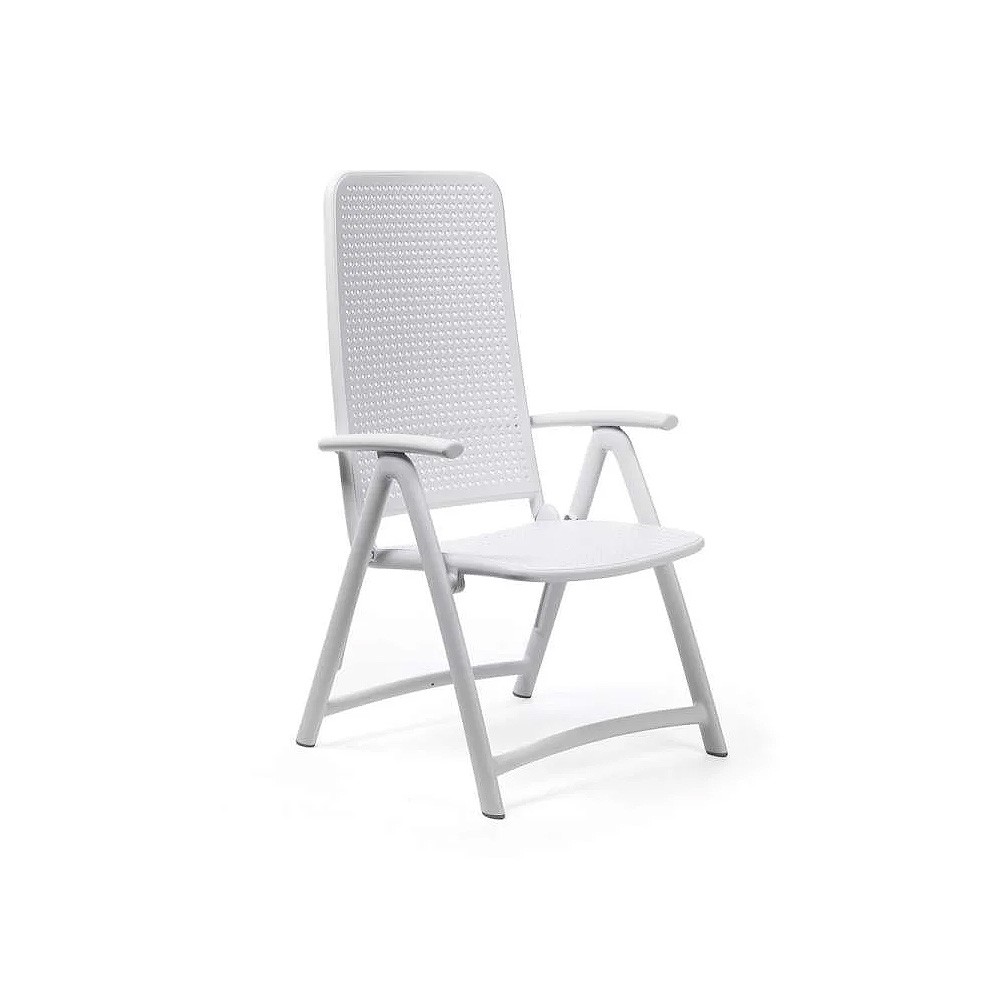 Folding UV-resistant fiberglass polypropylene armchair