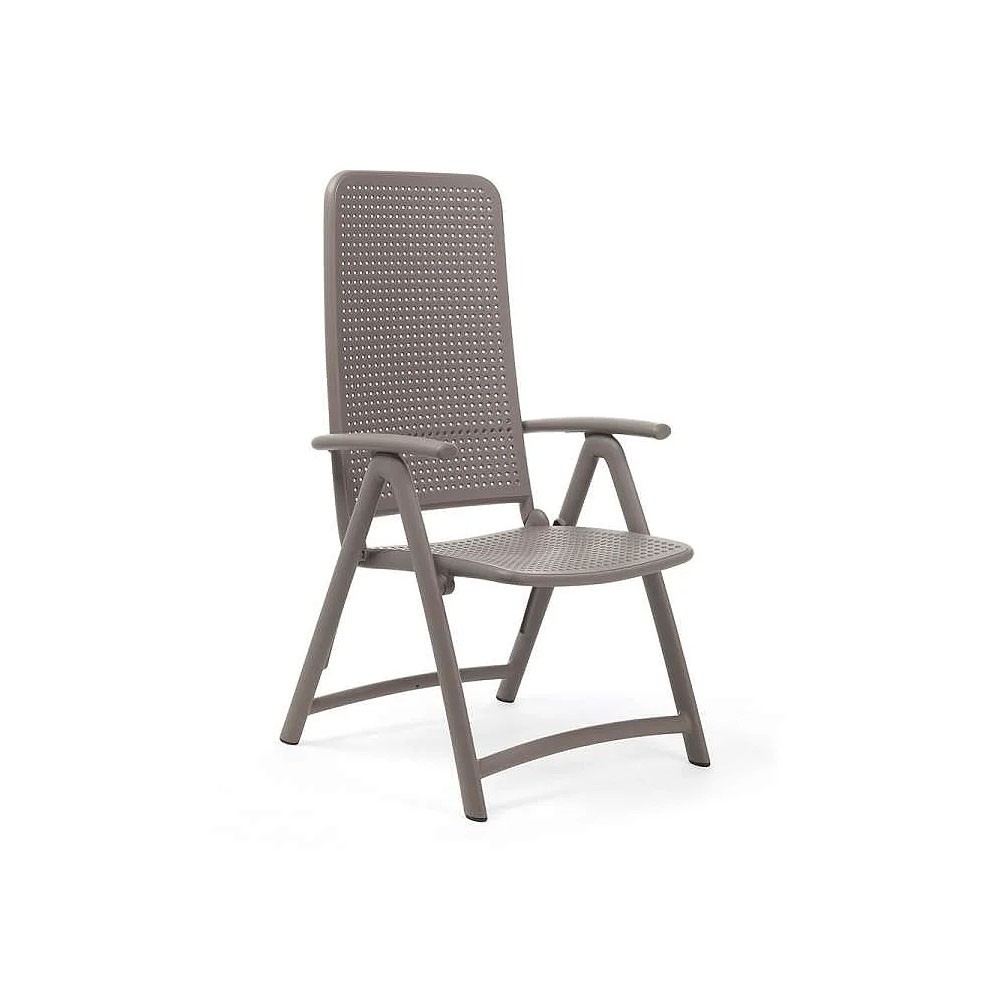 Folding UV-resistant fiberglass polypropylene armchair