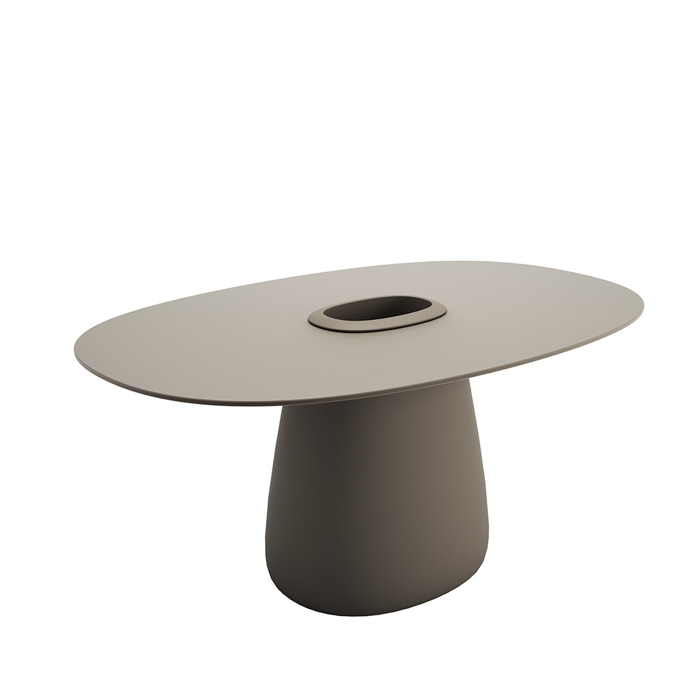 Elegant and sturdy table from the Cobble line by Qeeboo