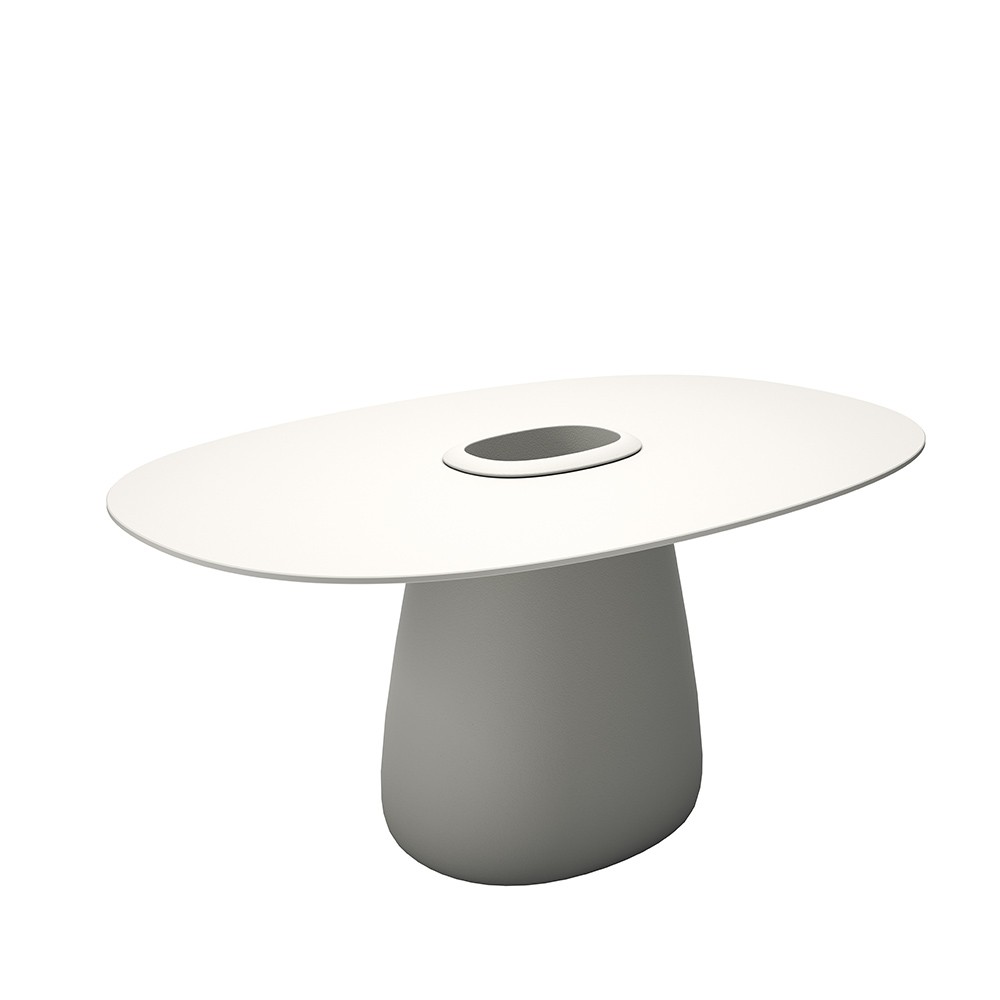 Elegant and sturdy table from the Cobble line by Qeeboo