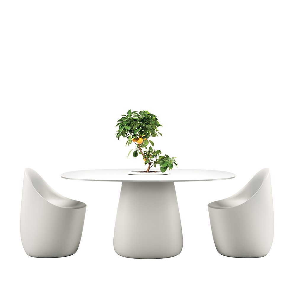 Elegant and sturdy table from the Cobble line by Qeeboo