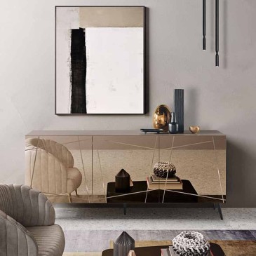 Capodarte Iside sideboard with mirrored doors