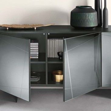 Helles und raffiniertes modernes und lineares Einrichtungs-Sideboard