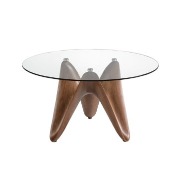 Glazen tafel 1126 van Angel Cerdà geschikt voor woonkamer of keuken