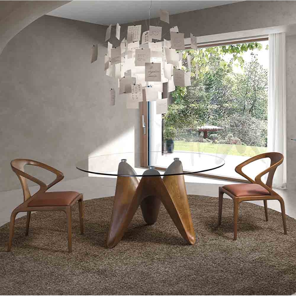 Glass table 1126 by Angel Cerdà suitable for living room or kitchen