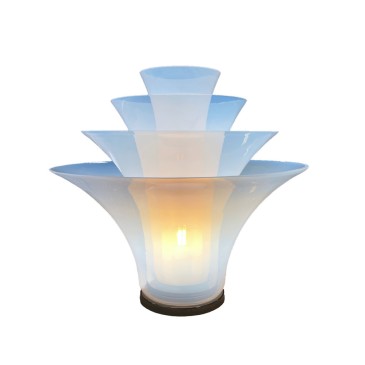 Petalo table lamp from the Tonin Casa collection in glass