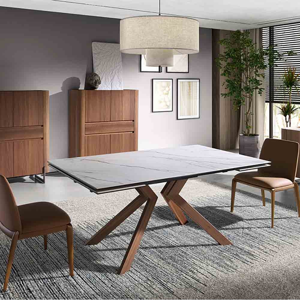 Extendable table 1120 by Angel Cerdà suitable for living rooms