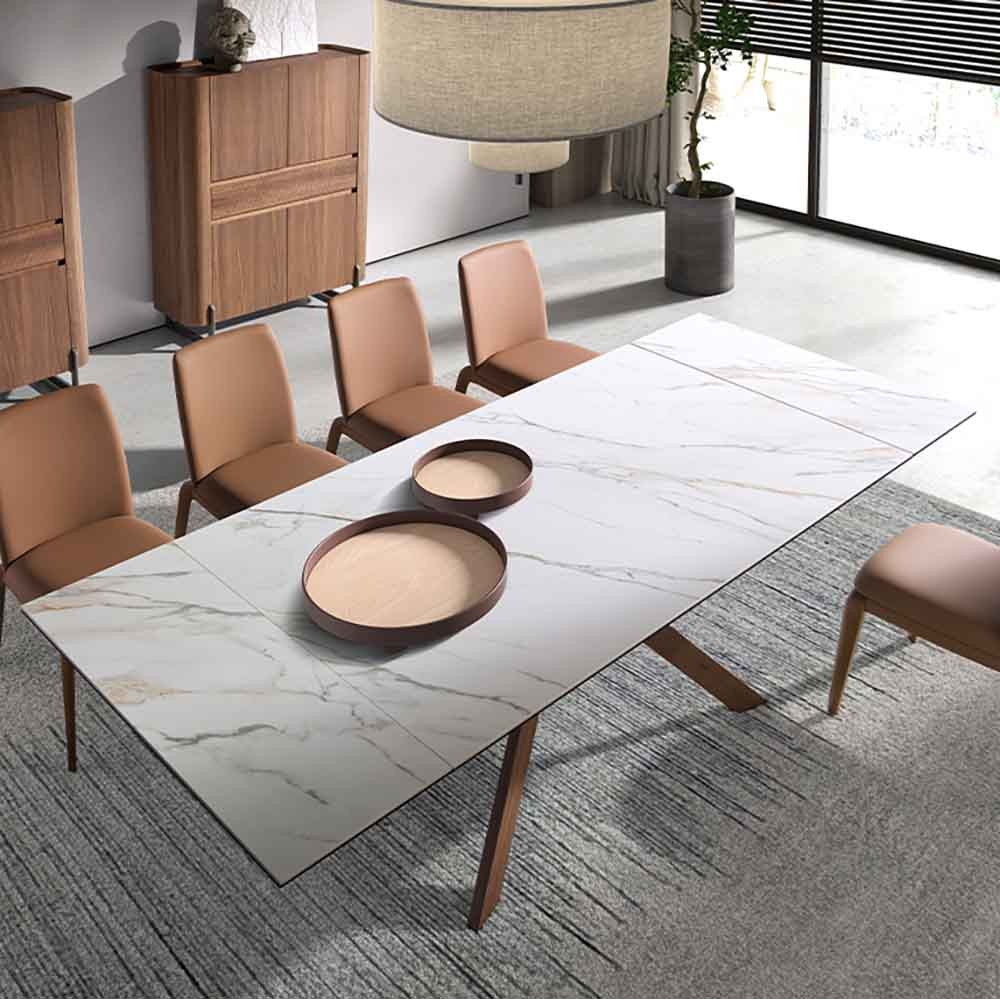 Table extensible 1120 d' Angel Cerdà adaptée aux salons