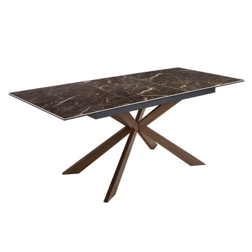 Table 1121 by Angel Cerdà table with porcelain marble top