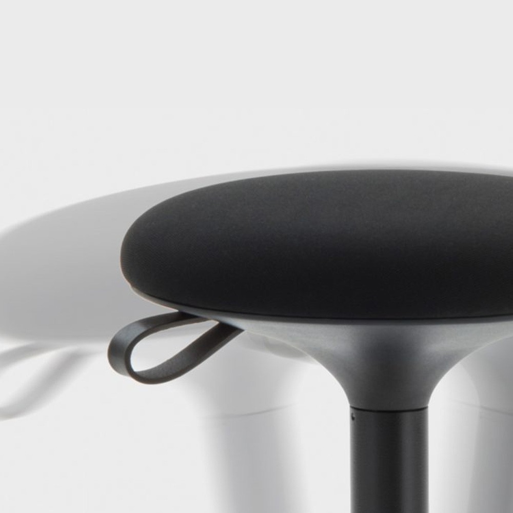 Shake oscillating and adjustable stool by Viganò