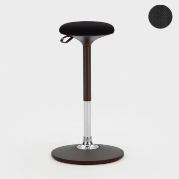 Shake oscillating and adjustable stool by Viganò