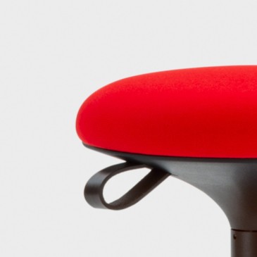 Shake oscillating and adjustable stool by Viganò