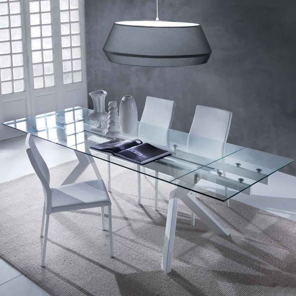 La Seggiola offers us an economical glass table