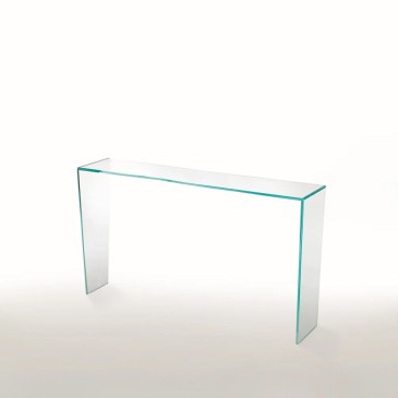 Console Trim de Glas Italia aux lignes irrégulières pour un environnement unique