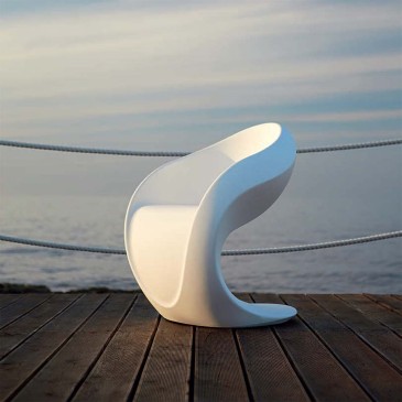 Outdoor and indoor armchair in recyclable material by My Your