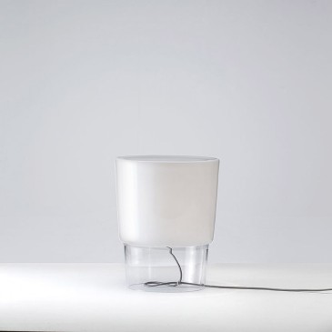 Prandina bordlampe i blåst glass