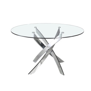 Angel Cerdà glass table available in various sizes and finishes