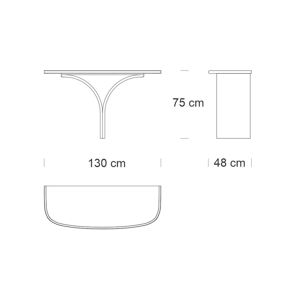 Console Arco da Tonin Casa com design moderno e artesanato italiano