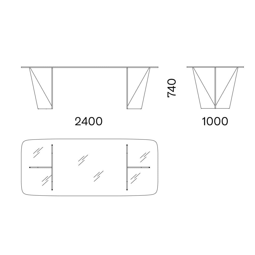 Mesa extrema, uma obra-prima de minimalismo e design