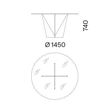 Ekstremt bord, et mesterværk af minimalisme og design