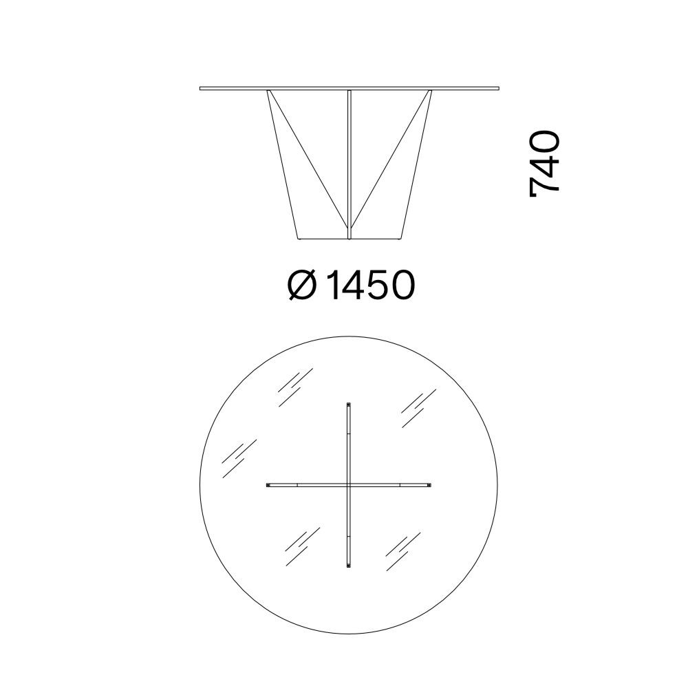 Ekstremt bord, et mesterværk af minimalisme og design