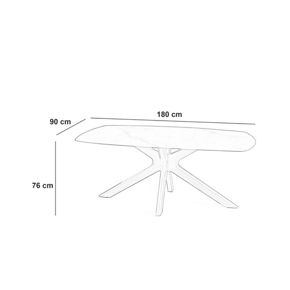 Gemini Table by Stones : Moderne design og funksjonalitet for boområdet ditt