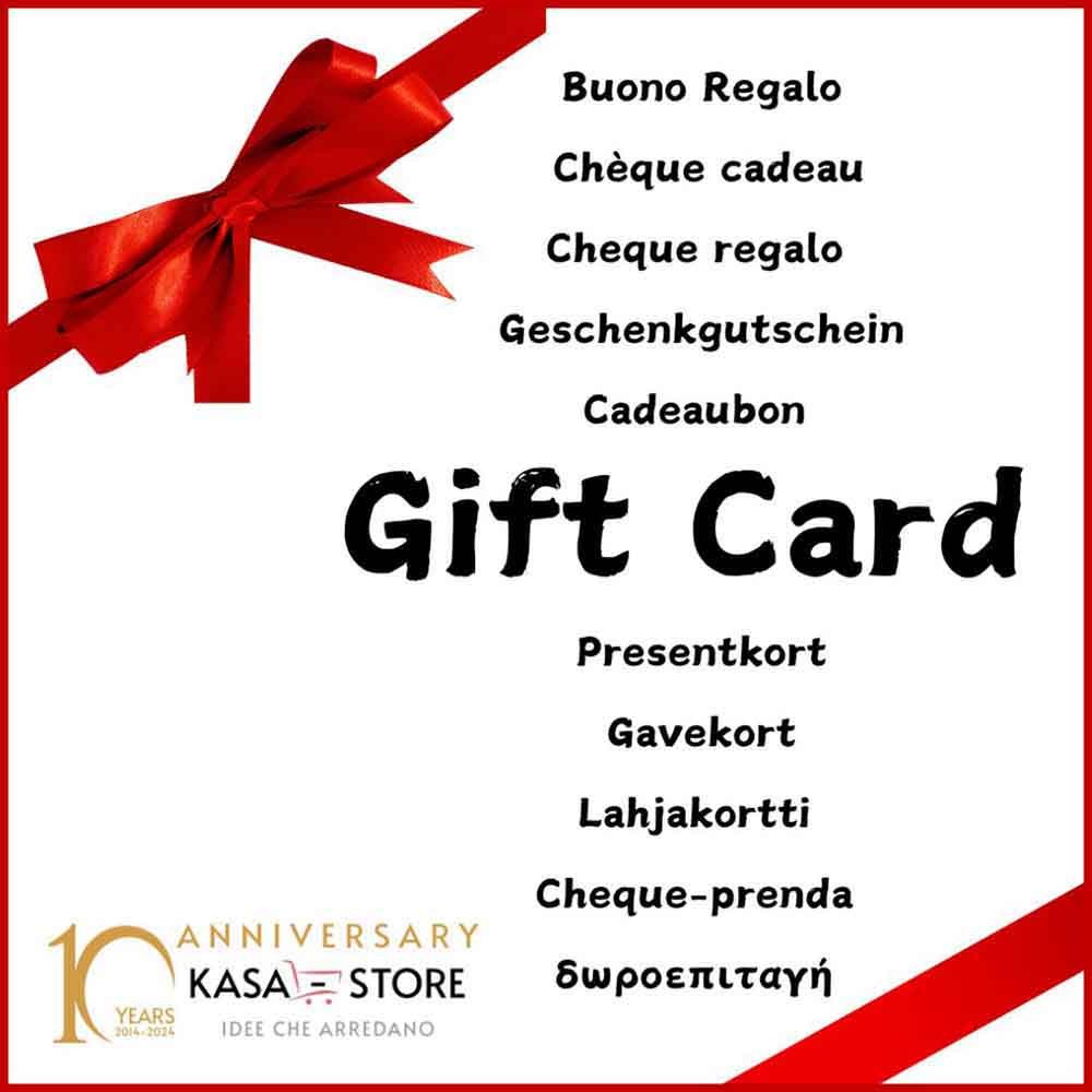 Dê o presente da liberdade de escolha com os cartões-presente Kasa-Store