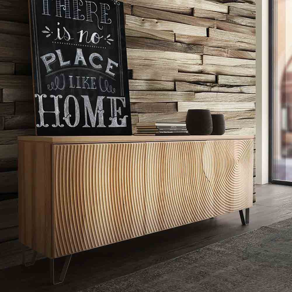 Optical sideboard by La Seggiola, Nordic design and unmistakable style