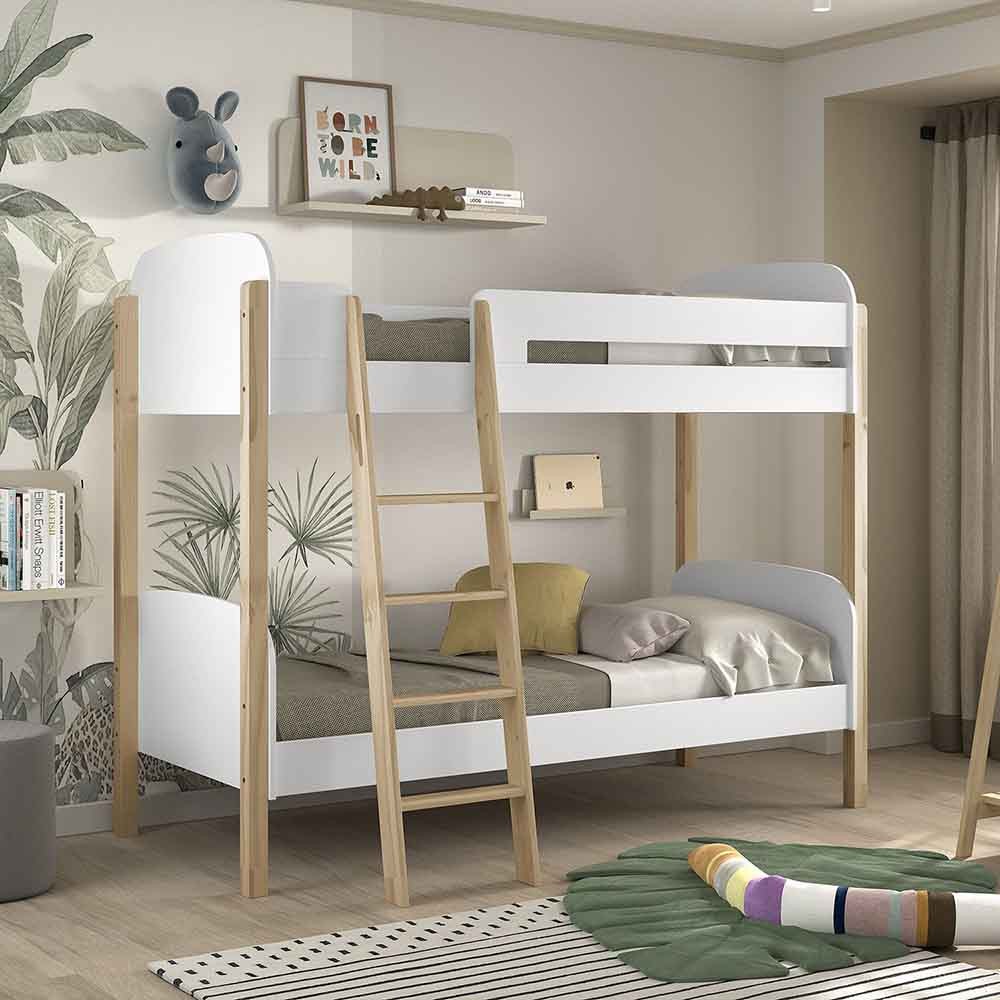 Etagenbett im skandinavischen Stil für moderne Schlafzimmer