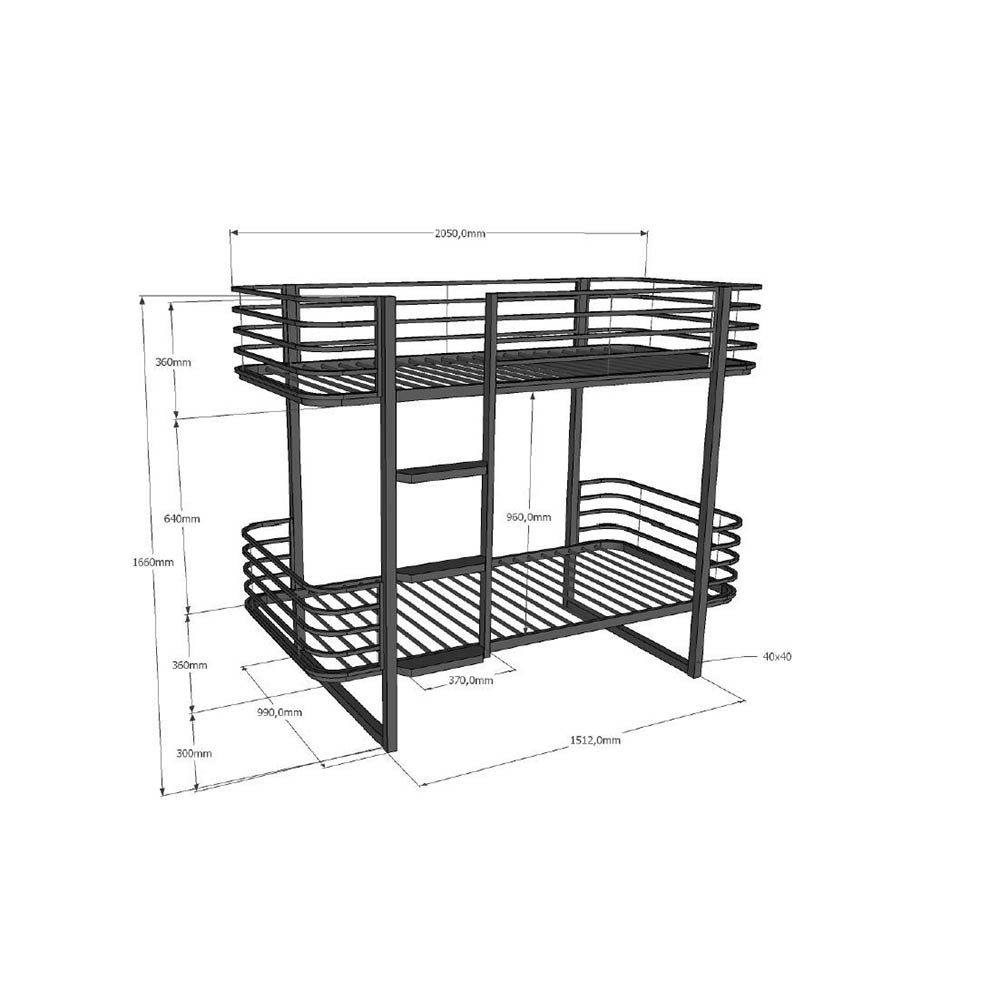 bunk bed measurements