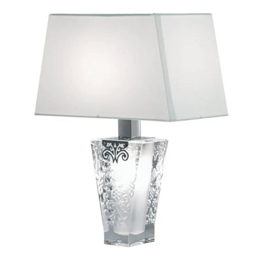 Candeeiro Vicky de Fabbian com base de cristal | kasa-store